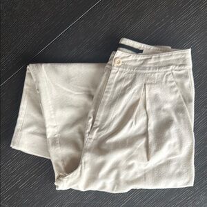 Jenni Kayne Relaxed Trouser Ivory Sz 2